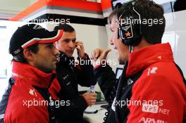 Timo Glock (GER) Marussia F1 Team. 07.07.2012. Formula 1 World Championship, Rd 9, British Grand Prix, Silverstone, England, Qualifying Day