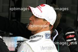 Michael Schumacher (GER), Mercedes GP  07.07.2012. Formula 1 World Championship, Rd 9, British Grand Prix, Silverstone, England, Qualifying Day