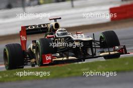 Kimi Raikkonen (FIN) Lotus F1 E20. 07.07.2012. Formula 1 World Championship, Rd 9, British Grand Prix, Silverstone, England, Qualifying Day