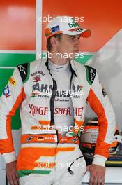 Nico Hulkenberg (GER) Sahara Force India F1. 07.07.2012. Formula 1 World Championship, Rd 9, British Grand Prix, Silverstone, England, Qualifying Day