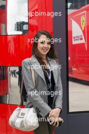 Katie Vordermann (GBR) Daughter of Carol Vordermann (GBR). 08.07.2012. Formula 1 World Championship, Rd 9, British Grand Prix, Silverstone, England, Race Day