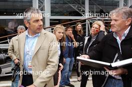 Rowan Atkinson (GBR) Actor. 08.07.2012. Formula 1 World Championship, Rd 9, British Grand Prix, Silverstone, England, Race Day