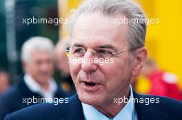Jacques Rogge (GBR) IOC President. 08.07.2012. Formula 1 World Championship, Rd 9, British Grand Prix, Silverstone, England, Race Day