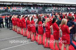 Drivers Parade. 08.07.2012. Formula 1 World Championship, Rd 9, British Grand Prix, Silverstone, England, Race Day