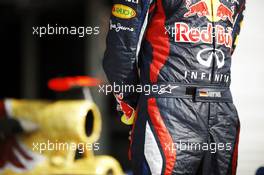 Sebastian Vettel (GER) Red Bull Racing. 05.07.2012. Formula 1 World Championship, Rd 9, British Grand Prix, Silverstone, England, Preparation Day