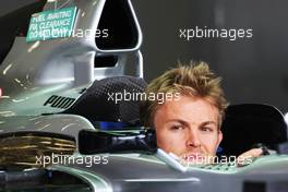Nico Rosberg (GER) Mercedes AMG F1 W03. 05.07.2012. Formula 1 World Championship, Rd 9, British Grand Prix, Silverstone, England, Preparation Day