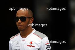 Lewis Hamilton (GBR) McLaren. 05.07.2012. Formula 1 World Championship, Rd 9, British Grand Prix, Silverstone, England, Preparation Day