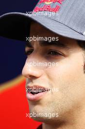 Daniel Ricciardo (AUS) Scuderia Toro Rosso. 05.07.2012. Formula 1 World Championship, Rd 9, British Grand Prix, Silverstone, England, Preparation Day
