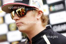 Kimi Raikkonen (FIN) Lotus F1 Team. 05.07.2012. Formula 1 World Championship, Rd 9, British Grand Prix, Silverstone, England, Preparation Day