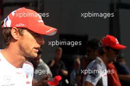 Jenson Button (GBR), McLaren Mercedes  05.07.2012. Formula 1 World Championship, Rd 9, British Grand Prix, Silverstone, England, Preparation Day