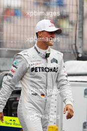 Michael Schumacher (GER) Mercedes AMG F1. 20.07.2012. Formula 1 World Championship, Rd 10, German Grand Prix, Hockenheim, Germany, Practice Day