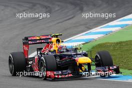 Mark Webber (AUS) Red Bull Racing RB8. 20.07.2012. Formula 1 World Championship, Rd 10, German Grand Prix, Hockenheim, Germany, Practice Day