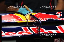 Red Bull Racing RB8 rear wing detail. 20.07.2012. Formula 1 World Championship, Rd 10, German Grand Prix, Hockenheim, Germany, Practice Day