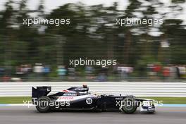 Pastor Maldonado (VEN) Williams FW34. 20.07.2012. Formula 1 World Championship, Rd 10, German Grand Prix, Hockenheim, Germany, Practice Day