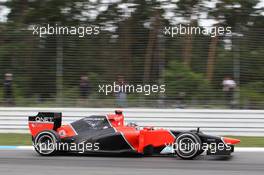 Timo Glock (GER) Marussia F1 Team MR01. 20.07.2012. Formula 1 World Championship, Rd 10, German Grand Prix, Hockenheim, Germany, Practice Day