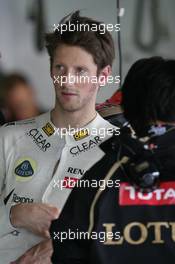 Romain Grosjean (FRA), Lotus F1 Team 20.07.2012. Formula 1 World Championship, Rd 10, German Grand Prix, Hockenheim, Germany, Practice Day