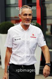 Martin Whitmarsh (GBR) McLaren Chief Executive Officer. 20.07.2012. Formula 1 World Championship, Rd 10, German Grand Prix, Hockenheim, Germany, Practice Day