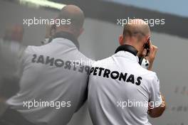 Mercedes GP mechanic 20.07.2012. Formula 1 World Championship, Rd 10, German Grand Prix, Hockenheim, Germany, Practice Day