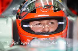 Michael Schumacher (GER) Mercedes AMG F1 W03. 20.07.2012. Formula 1 World Championship, Rd 10, German Grand Prix, Hockenheim, Germany, Practice Day