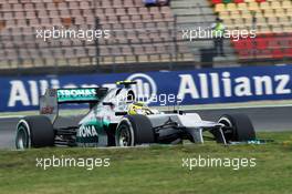 Nico Rosberg (GER) Mercedes AMG F1 W03. 20.07.2012. Formula 1 World Championship, Rd 10, German Grand Prix, Hockenheim, Germany, Practice Day