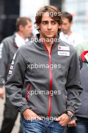 Esteban Gutierrez (MEX) Sauber Third Driver 20.07.2012. Formula 1 World Championship, Rd 10, German Grand Prix, Hockenheim, Germany, Practice Day