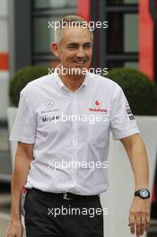 Martin Whitmarsh (GBR) McLaren Chief Executive Officer. 20.07.2012. Formula 1 World Championship, Rd 10, German Grand Prix, Hockenheim, Germany, Practice Day