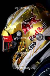Sebastian Vettel (GER), Red Bull Racing, new helmet 20.07.2012. Formula 1 World Championship, Rd 10, German Grand Prix, Hockenheim, Germany, Practice Day