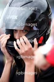 Dasha Kapustina (RUS) new girlfriend of Fernando Alonso (ESP), Scuderia Ferrari  20.07.2012. Formula 1 World Championship, Rd 10, German Grand Prix, Hockenheim, Germany, Practice Day