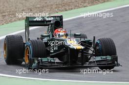 Heikki Kovalainen (FIN) Caterham CT01. 20.07.2012. Formula 1 World Championship, Rd 10, German Grand Prix, Hockenheim, Germany, Practice Day