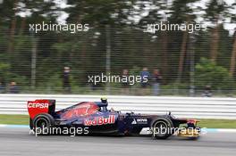 Jean-Eric Vergne (FRA) Scuderia Toro Rosso STR7. 20.07.2012. Formula 1 World Championship, Rd 10, German Grand Prix, Hockenheim, Germany, Practice Day