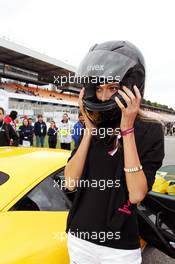 A taxi ride for Dasha Kapustina (RUS) girlfriend of Fernando Alonso (ESP) Ferrari. 20.07.2012. Formula 1 World Championship, Rd 10, German Grand Prix, Hockenheim, Germany, Practice Day