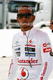 Lewis Hamilton (GBR) McLaren on the grid. 22.07.2012. Formula 1 World Championship, Rd 10, German Grand Prix, Hockenheim, Germany, Race Day