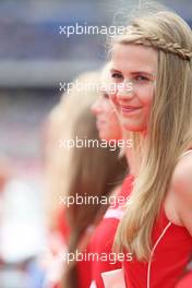 Girl 22.07.2012. Formula 1 World Championship, Rd 10, German Grand Prix, Hockenheim, Germany, Race Day