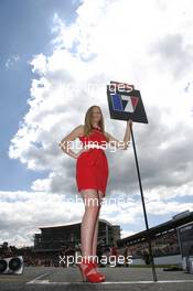 Gridgirl of Jean-Eric Vergne (FRA), Scuderia Toro Rosso  22.07.2012. Formula 1 World Championship, Rd 10, German Grand Prix, Hockenheim, Germany, Race Day