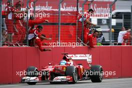 Fernando Alonso (ESP), Scuderia Ferrari  22.07.2012. Formula 1 World Championship, Rd 10, German Grand Prix, Hockenheim, Germany, Race Day