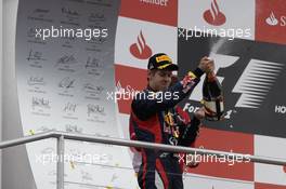 2nd Sebastian Vettel (GER), Red Bull Racing 22.07.2012. Formula 1 World Championship, Rd 10, German Grand Prix, Hockenheim, Germany, Race Day