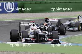 Kamui Kobayashi (JAP), Sauber F1 Team 22.07.2012. Formula 1 World Championship, Rd 10, German Grand Prix, Hockenheim, Germany, Race Day