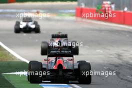 Charles Pic (FRA), Marussia F1 Team  22.07.2012. Formula 1 World Championship, Rd 10, German Grand Prix, Hockenheim, Germany, Race Day