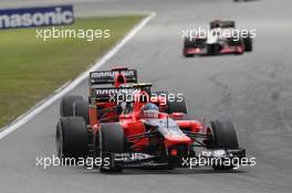 Charles Pic (FRA), Marussia F1 Team 22.07.2012. Formula 1 World Championship, Rd 10, German Grand Prix, Hockenheim, Germany, Race Day