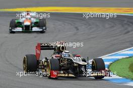 Kimi Raikkonen (FIN) Lotus F1 E20. 22.07.2012. Formula 1 World Championship, Rd 10, German Grand Prix, Hockenheim, Germany, Race Day