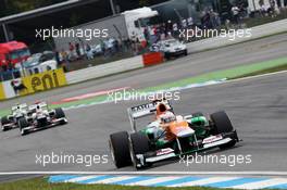 Paul di Resta (GBR) Sahara Force India VJM05. 22.07.2012. Formula 1 World Championship, Rd 10, German Grand Prix, Hockenheim, Germany, Race Day