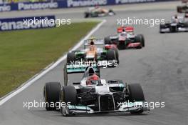 Michael Schumacher (GER), Mercedes GP 22.07.2012. Formula 1 World Championship, Rd 10, German Grand Prix, Hockenheim, Germany, Race Day