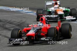 Timo Glock (GER), Marussia F1 Team  22.07.2012. Formula 1 World Championship, Rd 10, German Grand Prix, Hockenheim, Germany, Race Day