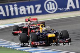 Sebastian Vettel (GER), Red Bull Racing 22.07.2012. Formula 1 World Championship, Rd 10, German Grand Prix, Hockenheim, Germany, Race Day
