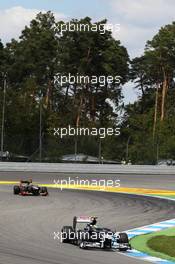 Bruno Senna (BRA) Williams FW34. 22.07.2012. Formula 1 World Championship, Rd 10, German Grand Prix, Hockenheim, Germany, Race Day