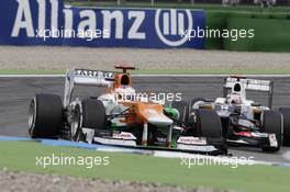 Paul di Resta (GBR), Sahara Force India Formula One Team 22.07.2012. Formula 1 World Championship, Rd 10, German Grand Prix, Hockenheim, Germany, Race Day