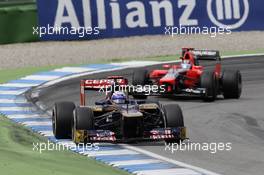 Daniel Ricciardo (AUS), Scuderia Toro Rosso 22.07.2012. Formula 1 World Championship, Rd 10, German Grand Prix, Hockenheim, Germany, Race Day