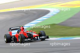 Charles Pic (FRA), Marussia F1 Team  21.07.2012. Formula 1 World Championship, Rd 10, German Grand Prix, Hockenheim, Germany, Qualifying Day