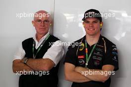 Conor Daly (USA) Lotus GP and his father Derek Daly (IRE) - guests of the Sahara Force India F1 Team. 21.07.2012. Formula 1 World Championship, Rd 10, German Grand Prix, Hockenheim, Germany, Qualifying Day