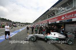 Michael Schumacher (GER), Mercedes GP 21.07.2012. Formula 1 World Championship, Rd 10, German Grand Prix, Hockenheim, Germany, Qualifying Day